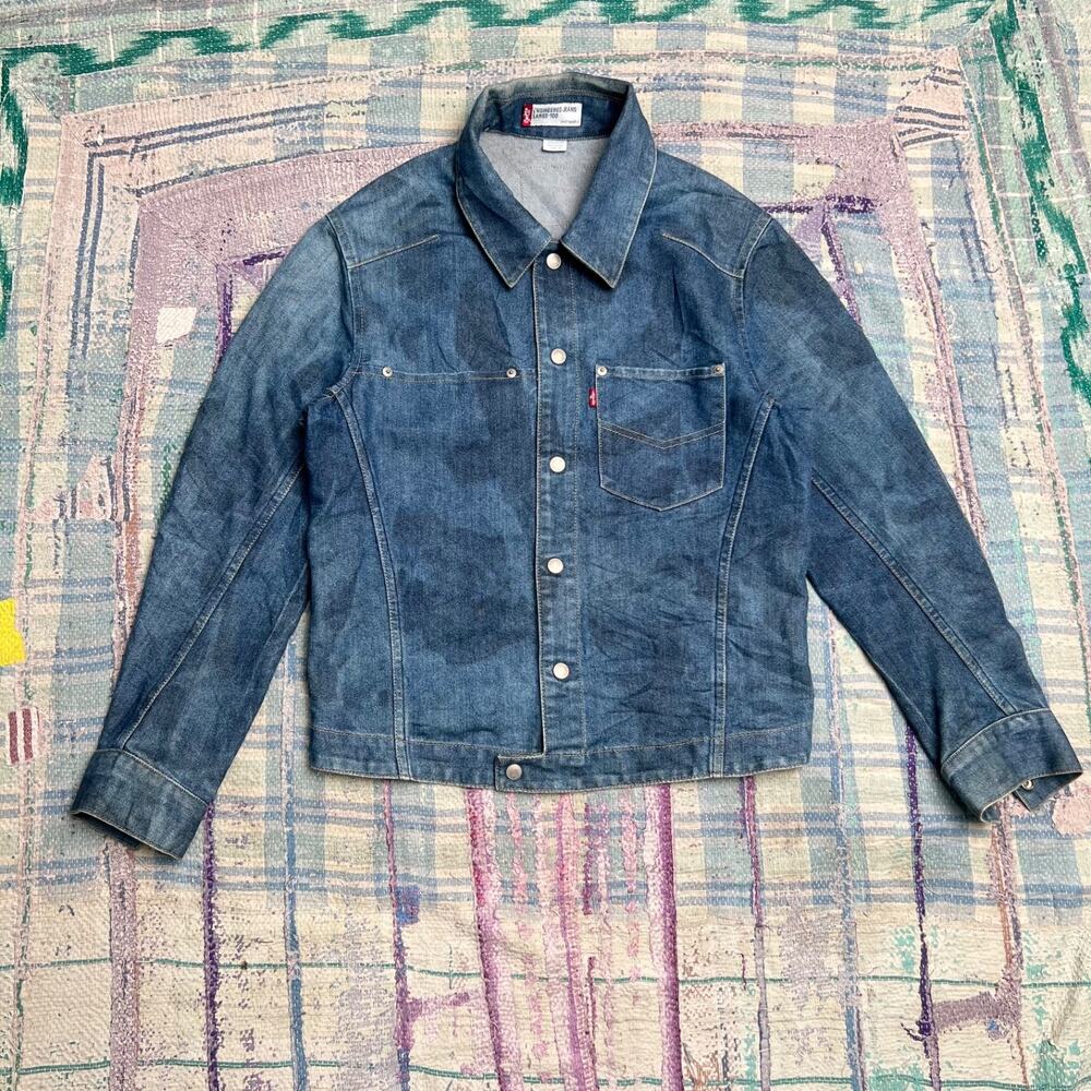 Vintage Y2K Levi’s Engineered Denim Snap Button Jean Jacket Large-100